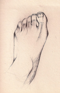 my left foot