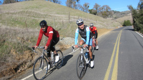 Heading up the Morgan Territory climb