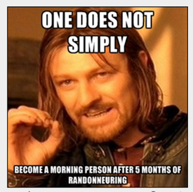 Getting up at 4AM = ouch.