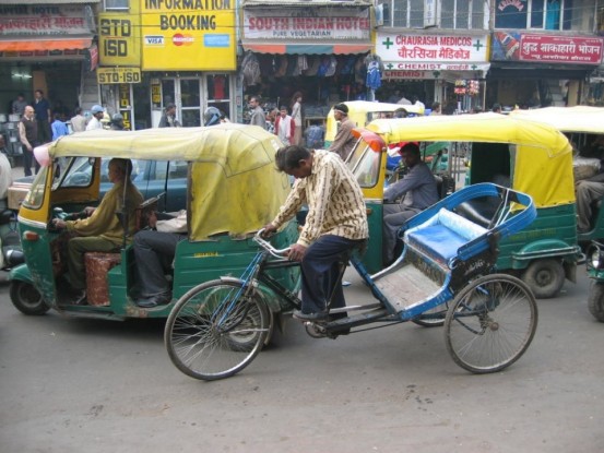 Rickshaw Driver in Delhi