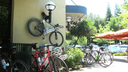 Makeshift Bike Rack