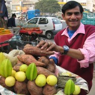 street vendor in new delhi